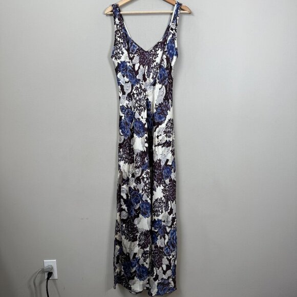 Free People Intimately FP Worth The Wait Floral Maxi Slip Dress Women Small NWOT - Picture 10 of 15